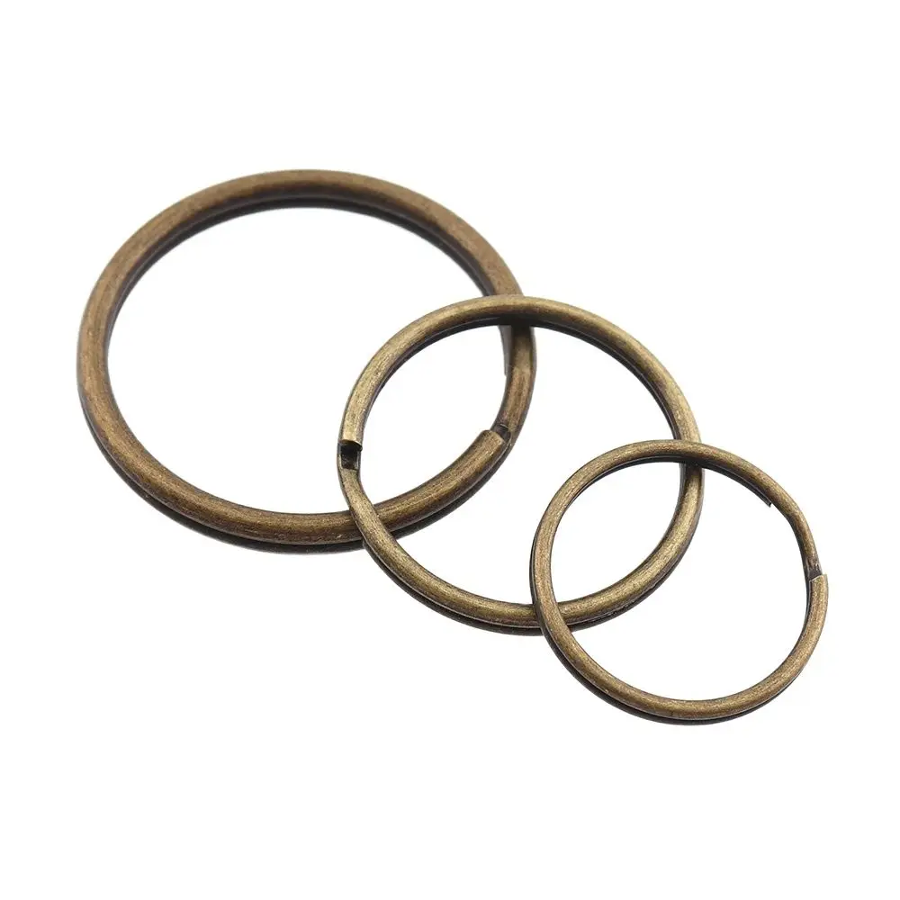 20pcs Outer 20mm 25mm 32mm Key ring Split Ring Antique bronze Keychain Durable Rings DIY Accessories | Дом и сад