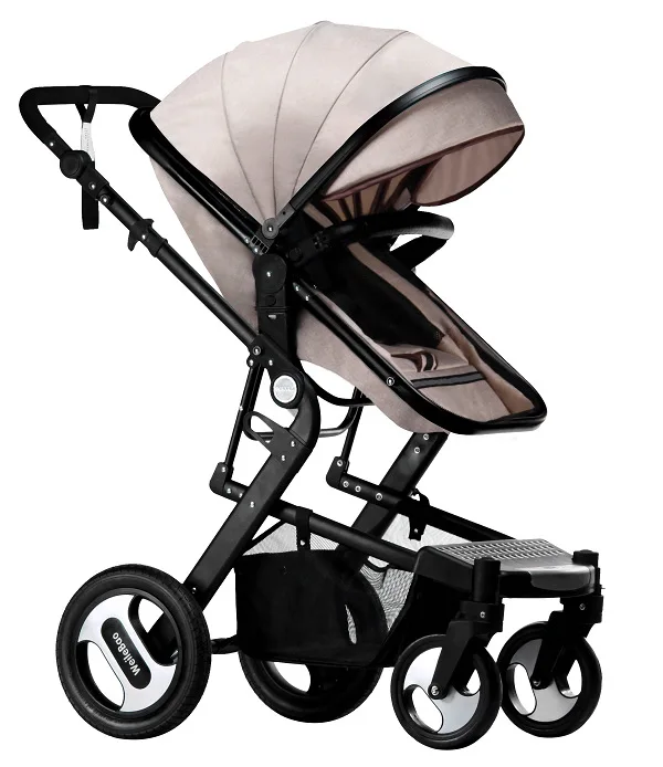 Складная детская коляска 3 в 1 детская коляска для детей Горячая мама путешествия коляска коляски babyhit - Цвет: BlackKaqi