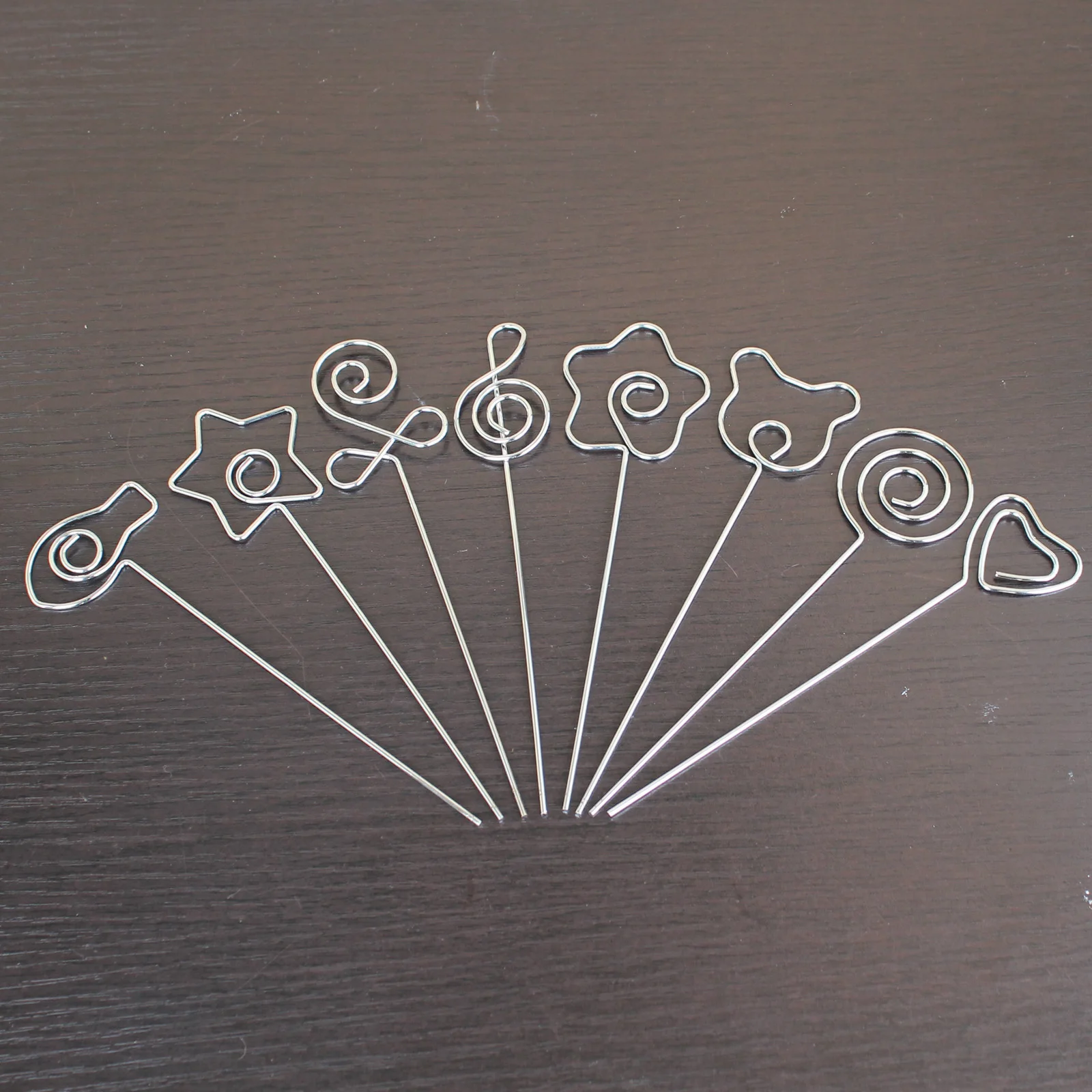Photo Card Holder DIY Craft Metal 5inch 10pcs