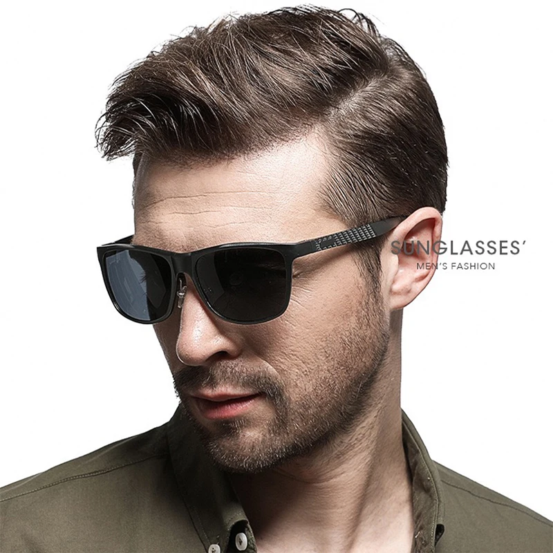 

2021 Модные Мужские поляризационные солнцезащитные очки из алюминия и магния в полной оправе индивидуальные спортивные солнцезащитные очки высокого качества для рыбалки