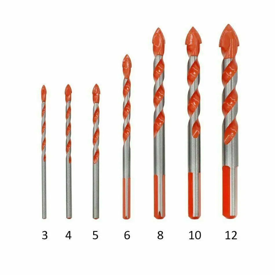 

7Pcs/set Multifunction Triangular-overlord Handle Drill Bits Set