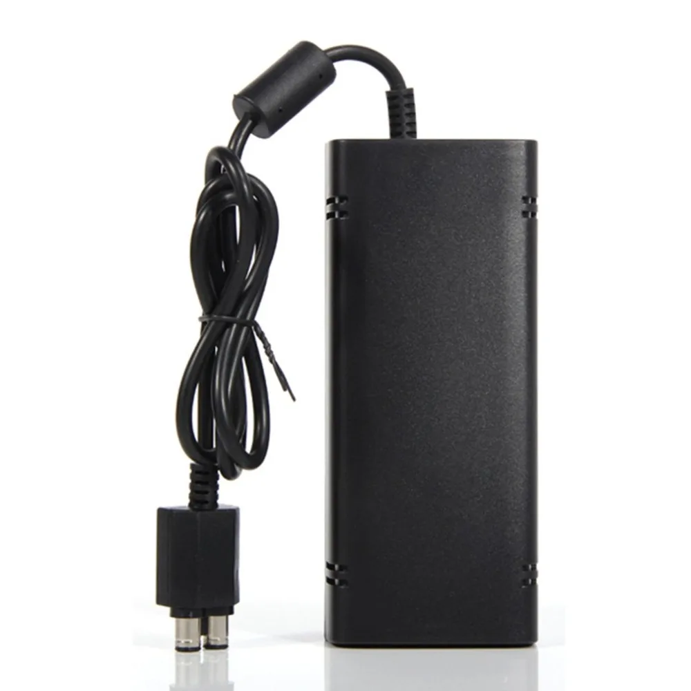 Небольшие герметичные AC кирпич адаптер питания для Xbox 360 Slim с зарядным кабелем 135 Вт Универсальный 110-220 В широкий напряжение низкий уровень шума