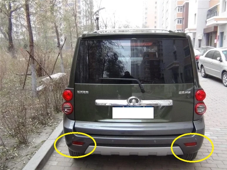 1 шт. левый/правый задний бампер отражатель для китайской Great Wall Raval m2 авто части двигателя
