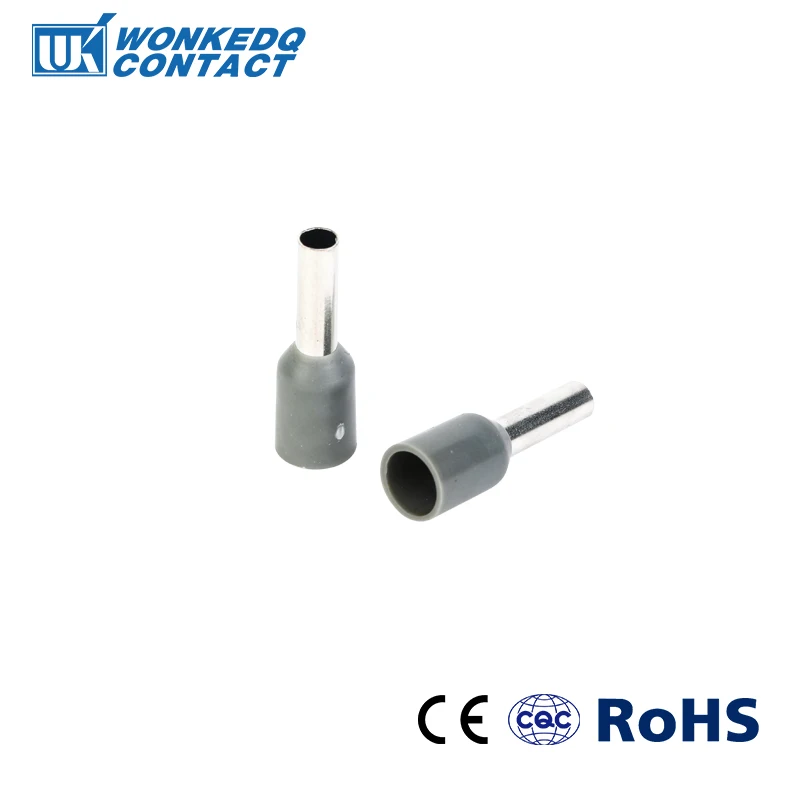 400 Draht Kupfer Crimp Verbinder Isoliert Kordel Pin Ende Terminal Set