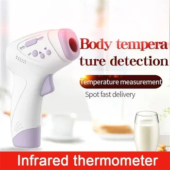 

Wholesale Portable LCD Digital Non-contact Infrared Thermometer Forehead Infrared body Thermometer for Adults and Children ABS