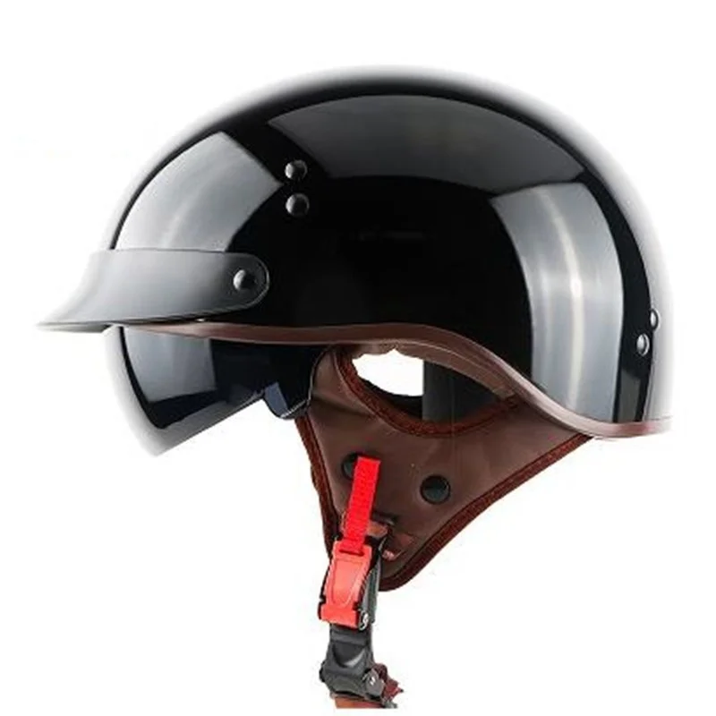 

Motorcycle Helmet Harley Retro Helmets Chopper Vintage Moto Helmet Open Face Old School Casco Scooter Helmets