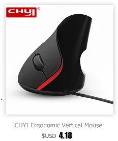 best computer mouse CHYI Ergonomic Left Hand Gamer Mouse Home Vertical Mice Healthy Wrist Healing 1600DPI USB Optical Computer Mouse For Laptop PC types of computer mouse