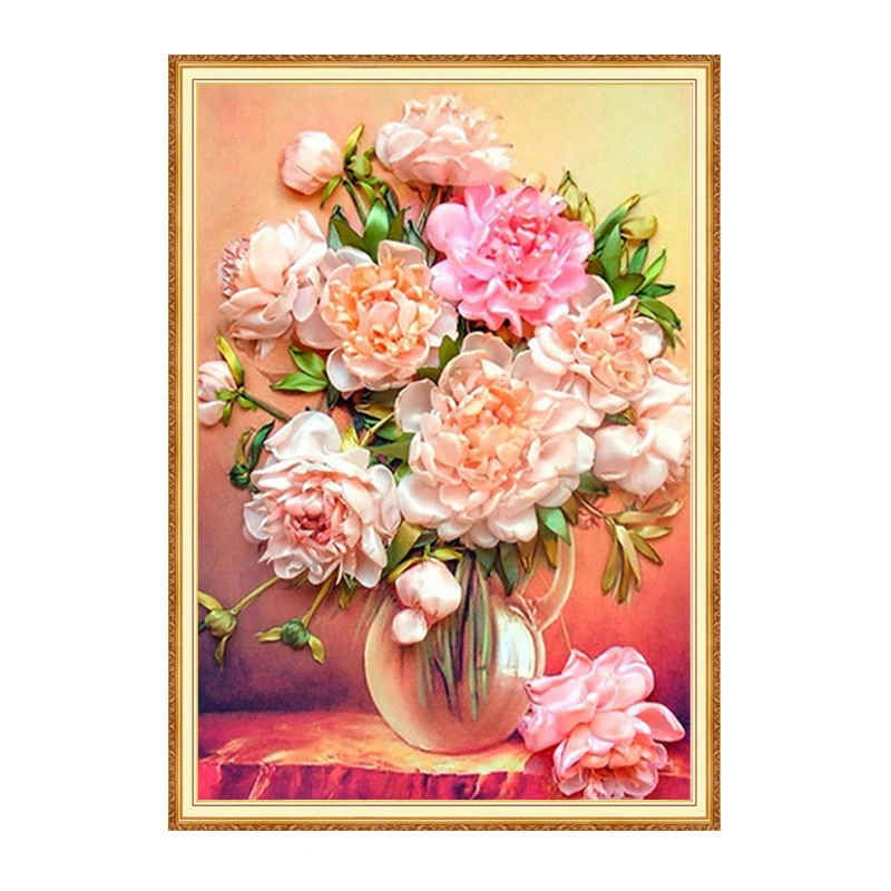 Алмазная 5d Вышивка Meian flower картина с цветами вышивка крестиком ручная работа