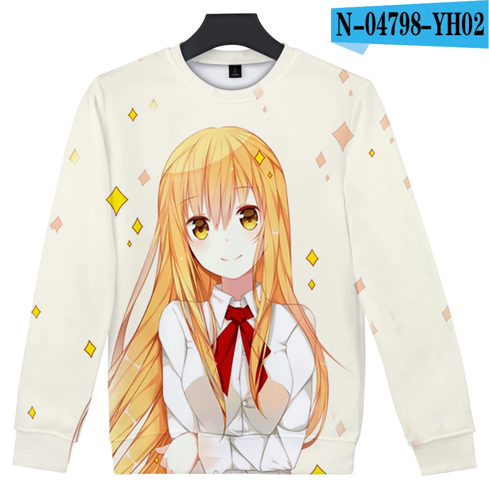 Himouto! Уличная Толстовка Umaru-chan с круглым вырезом и длинными рукавами, хлопковая Толстовка Harajuku, Весенняя Толстовка для женщин - Цвет: H