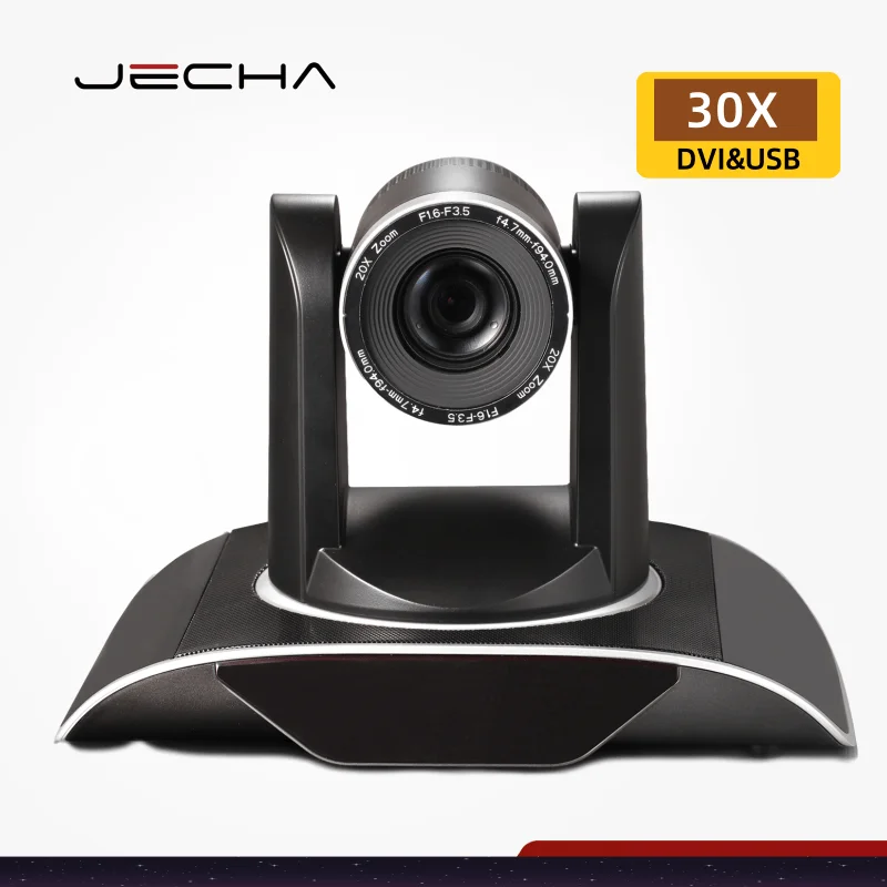 Jc30du 1080p60fps 화상 회의 시스템 웹캠 HD PTZ 카메라, 30X 줌 DVI USB 출력 회의 시스템 웹캠