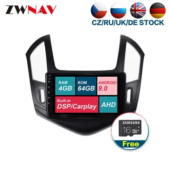 

Gps Navi 4GB RAM Android 9.0 Car Multimedia player For Chevrolet CRUZE 2012 2013 2014 2015 Radio Audio stereo head unit free map