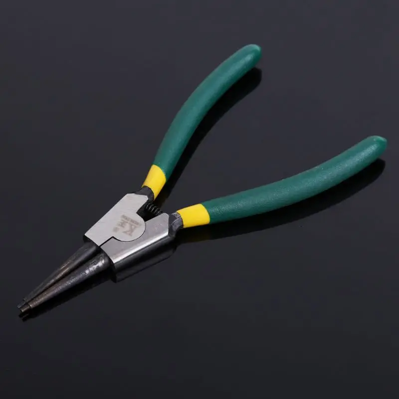 

OOTDTY Heavy Duty 7" Circlip Pliers External Internal Snap Ring Plier Straight Curved A5YD