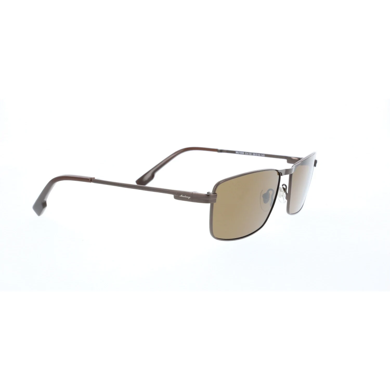 

Men's sunglasses mu 1898 02 metal Brown organic square square 58-16-145 mustang