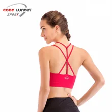 Высокопрочный спортивный бюстгальтер ударопрочный женский бюстгальтер с эффектом пуш-ап для бега, стиль жилет с глубоким v-образным вырезом, плотно облегающий бюстгальтер