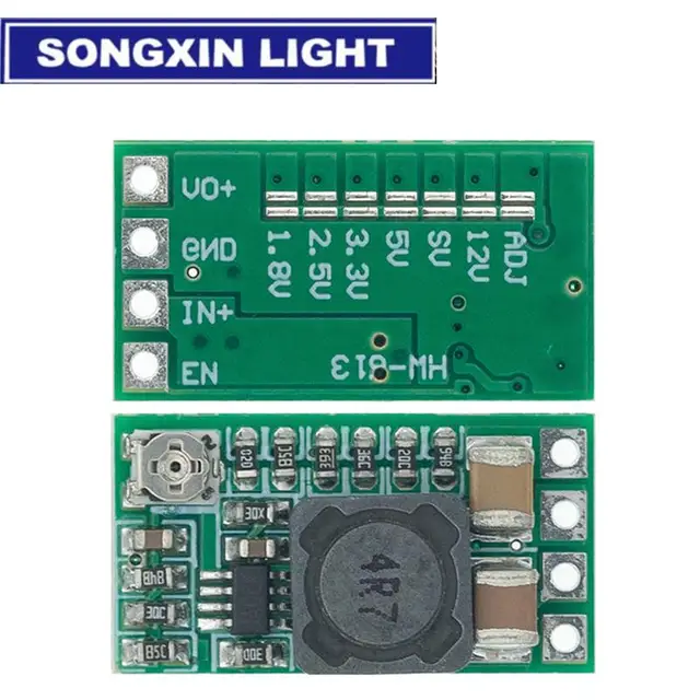 Breadboard Buck Converter (12Vin to 5Vout @ 3A) 