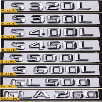 

Car Letter Sticker Badge Logo for Mercedes-Benz Wordmark GLA GLC GLE CLA C-class E-class S-class English Word Sticker Decoration