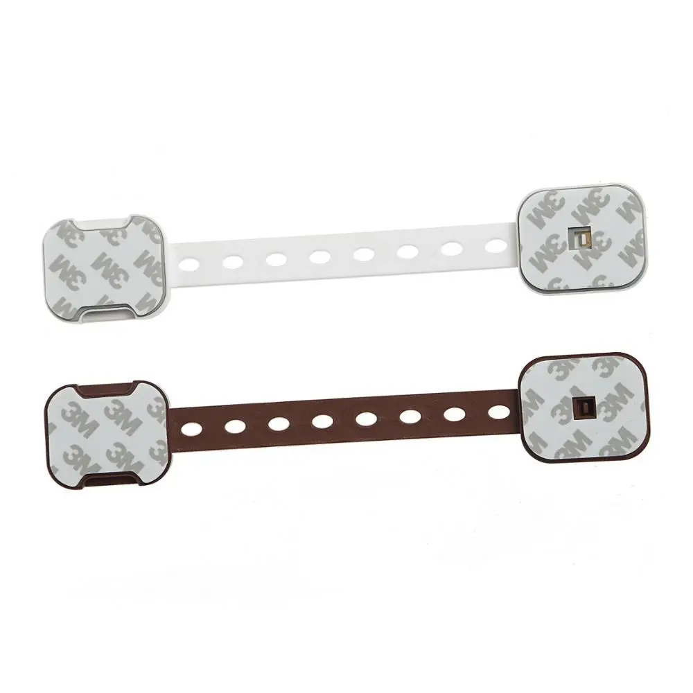 Child Safety Locks  No Tools or Drilling Adjustable Size Flexible Adhesive Furniture Latches For Baby Proofing Cabinets