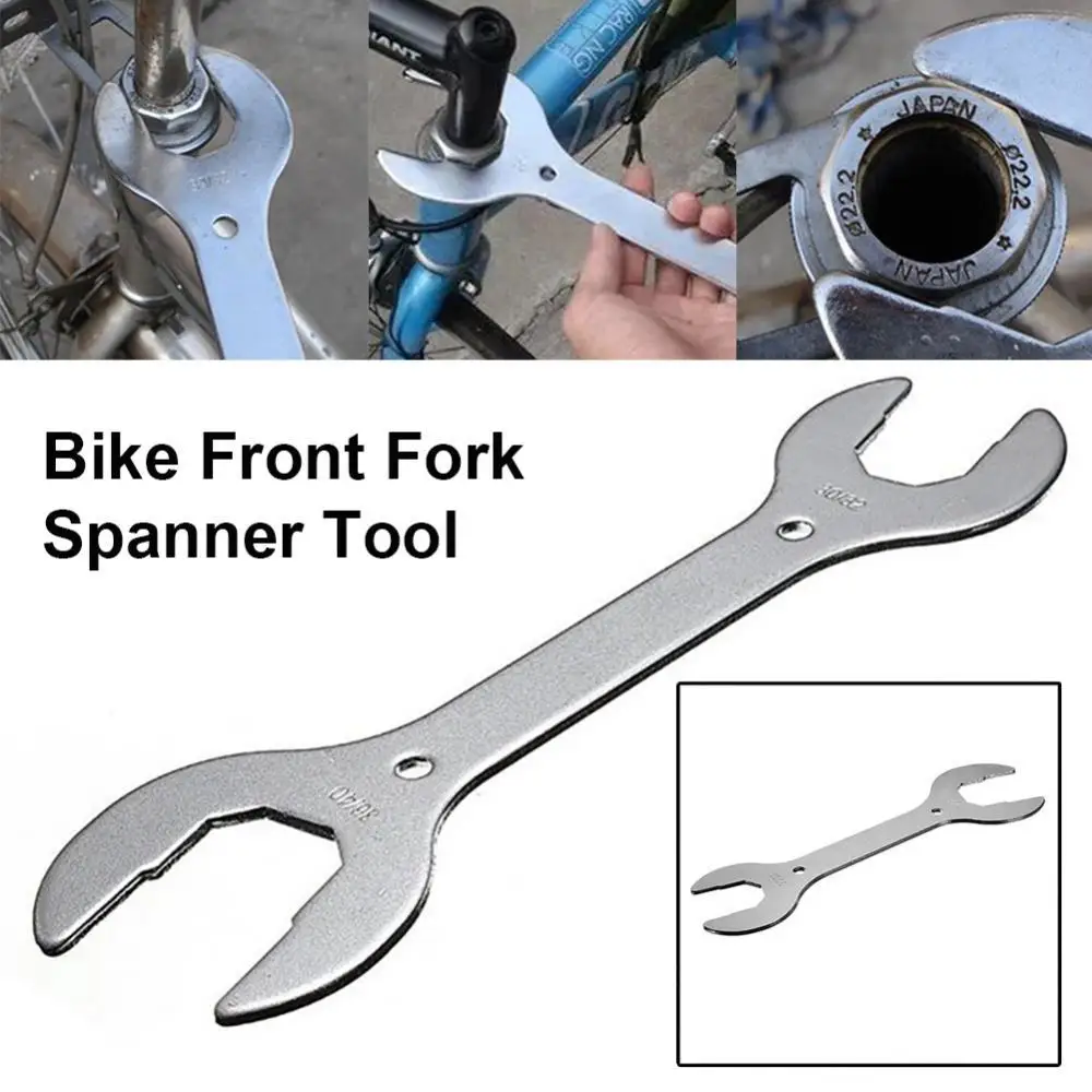 Фото Передняя вилка для горного велосипеда 30/32/36/40 мм стальной гаечный ключ | Спорт и