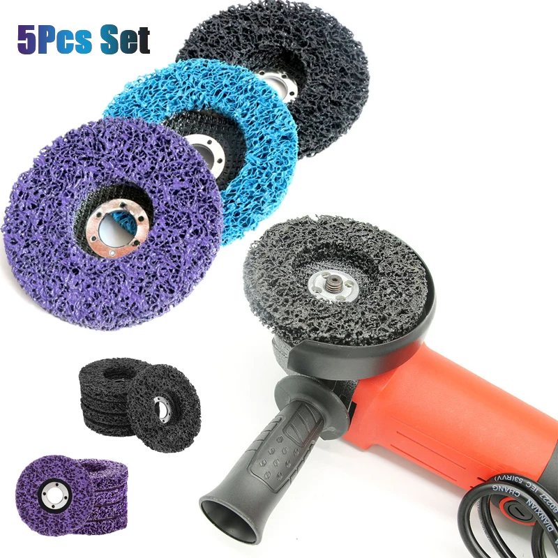 5Pcs 125Mm Sanding Abrasive Wheel Grinder Strip Disc Poly Strip Disc Wheel Paint Rust Removal Clean For Angle Grinder 22Mm Bore 5Pcs 125Mm Sanding Abrasive Wheel Grinder Strip Disc Poly Strip Disc Wheel Paint Rust Removal Clean For Angle Grinder 22Mm Bore