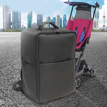 

Large Capacity Carrying Travel Zipper Closure Outdoor Storage Stroller Backpack Oxford Cloth Adjustable Strap For Pockit 2S 3S