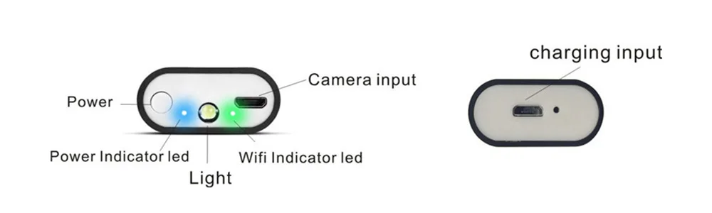 KERUI HD эндоскоп камера 720P WiFi объектив 8 мм мягкий кабель беспроводной осмотр водонепроницаемый бороскоп для Android IOS Windows