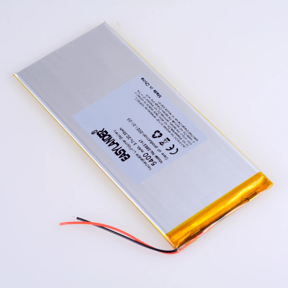 Bateria Recarregável de Li-polímero Compatível com o Tablet k1 Shield 147*63*3.8 mm - Imagem 4