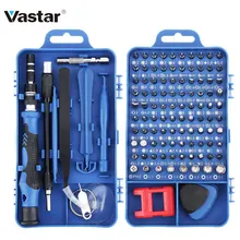 Vastar 115 в 1 Набор отверток мини Прецизионная отвертка мульти компьютер ПК устройство для мобильного телефона ремонт ручные домашние инструменты