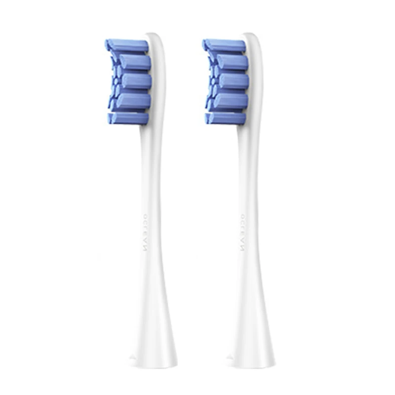 Charming Blue 2Pcs Oclean X/SE/One/Air сменные насадки для автоматической электрической звуковой зубной щетки Глубокая чистка зубных щеток - Цвет: Charming Blue 2Pcs