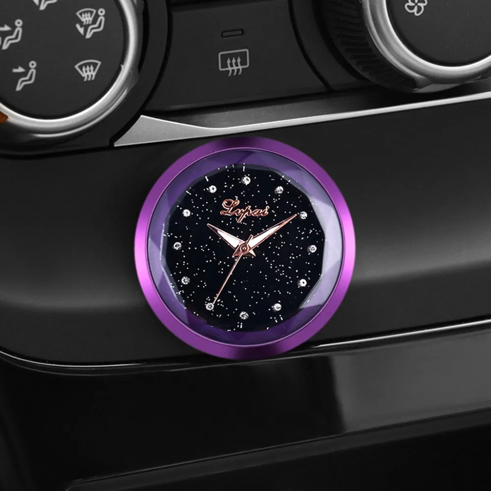 Sticker electronic watch car decoration clock car clock decoration home office electronic watch easy to carry 30N14 (4)