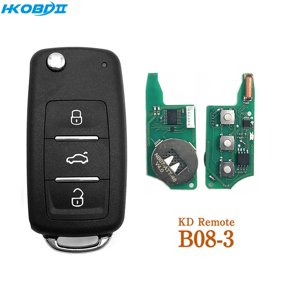 HKOBDII KEYDIY оригинальный KD B08-3 серии пультов для KD900/MINI KD/URG200 ключевые программисты B
