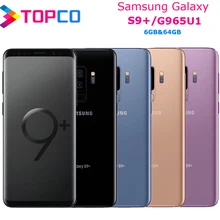 Samsung Galaxy S9+ S9 Plus G965U G965U1 Unlocked 4G Android Mobile Phone Octa Core Snapdragon 845 6.2" Dual 12MP 6GB&64GB NFC