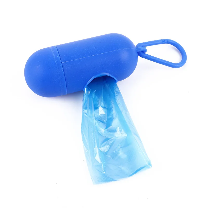 Pet Waste Bag Dispenser For Dog Waste Bag Holder Plastic Garbage Dispenser Carrier Case Dog Pet 15pcs Poop Bags dog poop bag dispenser