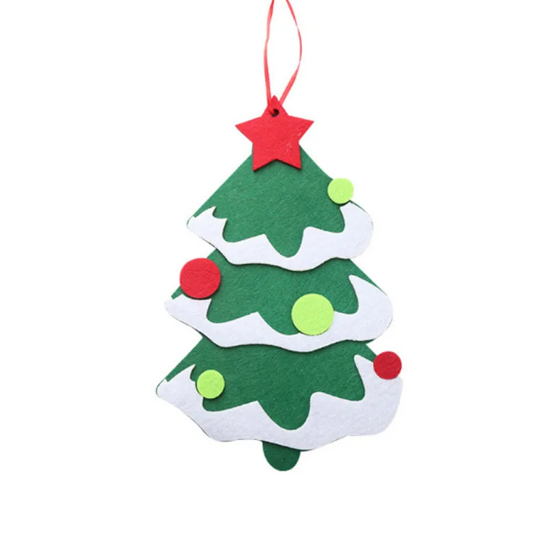 Christmas tree Новинка, украшения для рождественской елки, маленький снеговик, сапоги-колокольчики, конфетный венок, рождественские украшения для дома - Цвет: Christmas tree