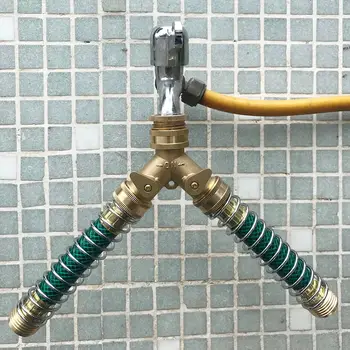 

1/2/4Pcs Garden Hose Coil Spring Protector Faucet Hoses Coupling Adapter Tool S7