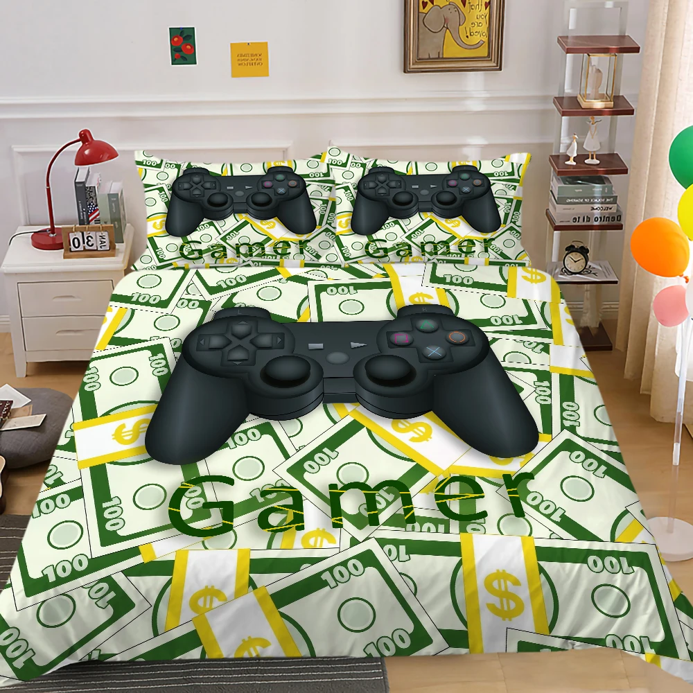 3D Bedding Set Xbox Game Handle Duvet 