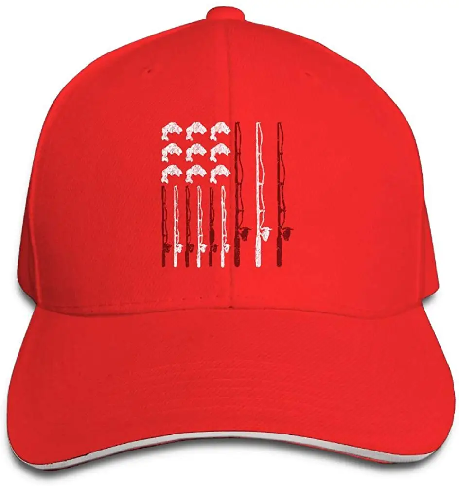 Унисекс американский флаг бас патриотическая Рыбалка Мода Бейсболка с козырьком кепки для путешествий/спорта