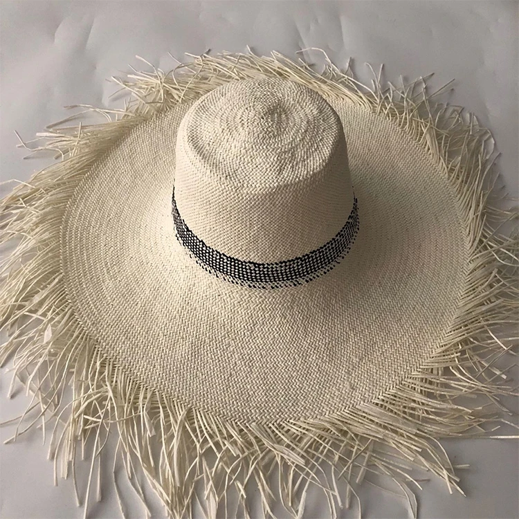 

2020 New Super Bigger Brim Wide Straw Hats For Women Foldable Paper Beach Hat Summer Sun UV Hat Stage Cap Dropshipping Wholesale