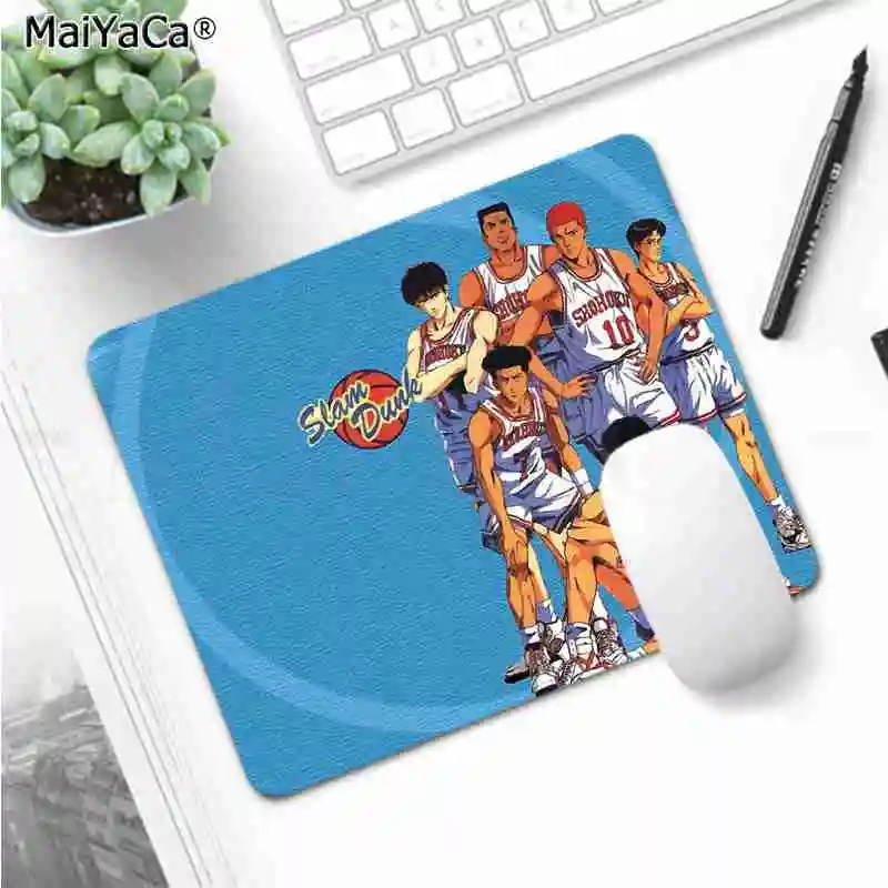No Lock Edge18x22cm MaiYaCa дизайн Баскетбол Slam dunk ноутбук компьютер коврик для мыши Лидер продаж игровой коврик мышь - Цвет: No Lock Edge18x22cm
