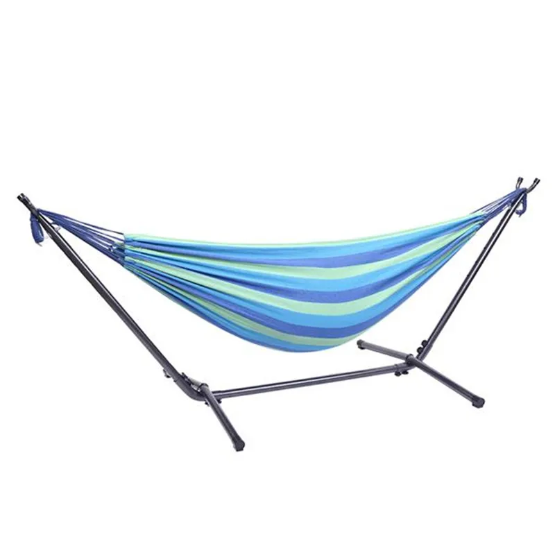 

260*105* 100cm Polyester Hammock Set with Stand Carry Bag Sleeping Swing Set for Indoor Outdoor Backyard Travel Lawn Pool Camp