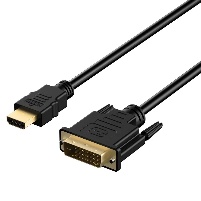 HDMI Мужской к DVI двойной D 24 + 1 25 адаптер 1080P видео конвертер для lcd DVD HDTV xbox PS3 кабель м