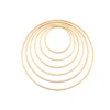 30Pcs Raw Brass Earring Charm Circle Ring Round Hoop Connector Dream Catcher Link O Ring Jewelry Making DIY Earrings Findings ► Photo 2/6