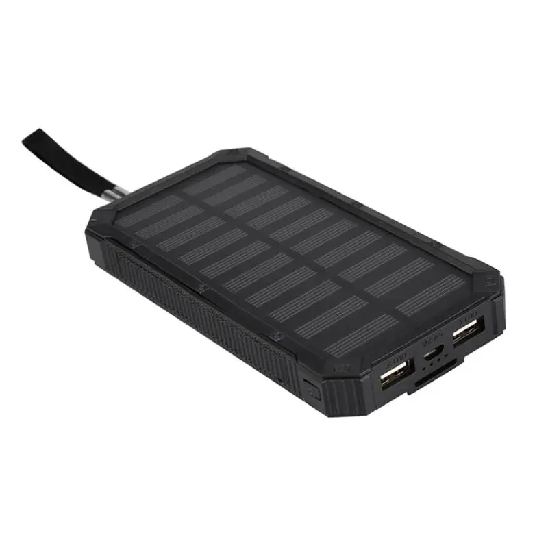 10000 мАч Внешний Аккумулятор Чехол 5 в 2 А usb порты DIY зарядное устройство коробка DIY для samsung Xiaomi huawei мобильный телефон - Color: black