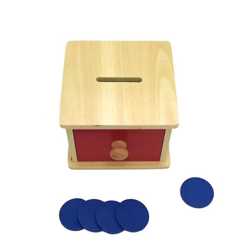 

High Quality New Montessori Infant Coin Box Bank Game Safety Water Paint