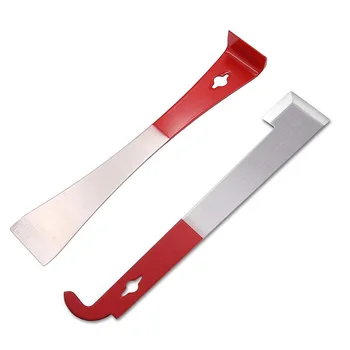 

2 Pack Stainless Steel Bee Hive Scraper Tool Bee Hive Frame Lifter and Scraper for Beekeepers Supplies Beekeeping Equipment, 2 T