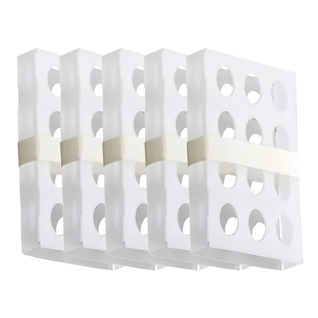 10Pcs-L 10 шт./компл. для хранения одежды для наружных осветительных приборов быстрая Ленивый Складной гладильная доска рубашка одежда футболка сумка для хранения гардероба папка Пылезащитная коробка для хранения - Цвет: 10Pcs-L