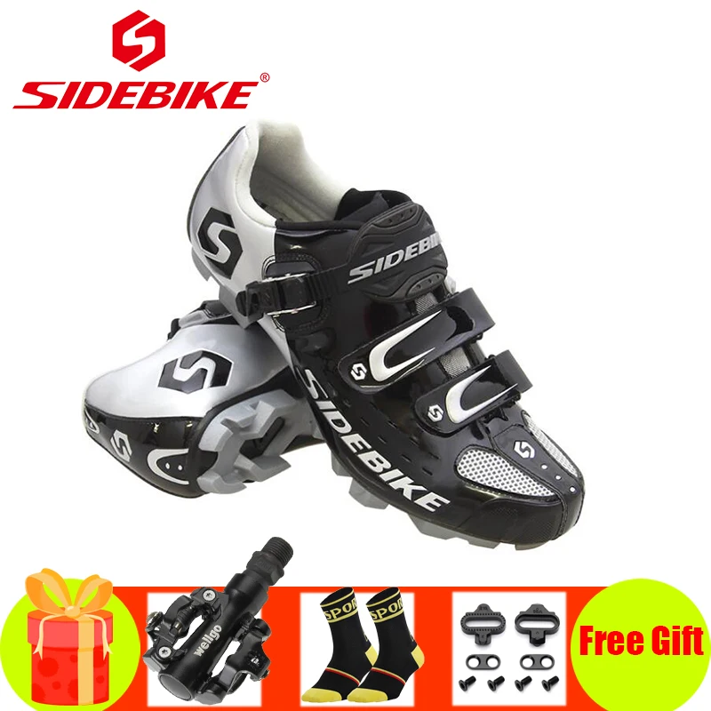 sidebike shoes and pedals