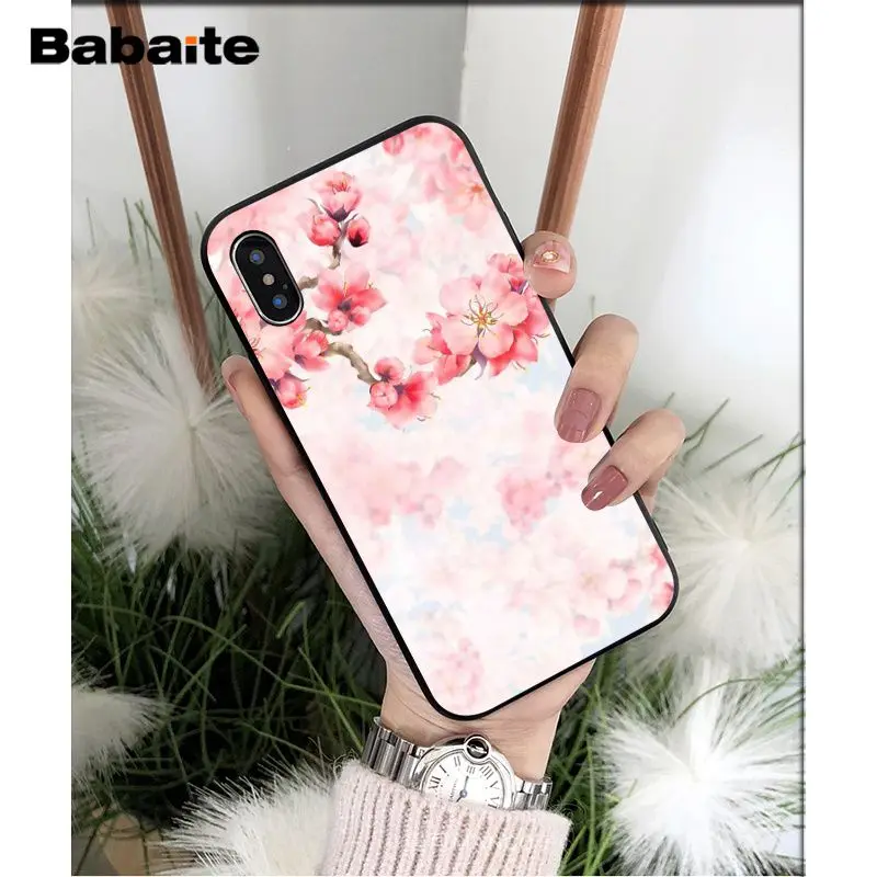 Kawaii Japanese anime pink flowers