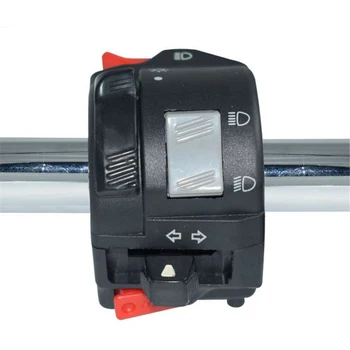 

Universal 7/8" Motorcycle Handlebar Control Headlight Turn Signal Fog Light On Off Switch Replacement Accessories