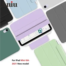 

Magnetic Suction Double Sided Clip Case For iPad Mini 6 Mini6 2021 Cover Support Apple Pencil Charge Smart Auto Wake UP Funda