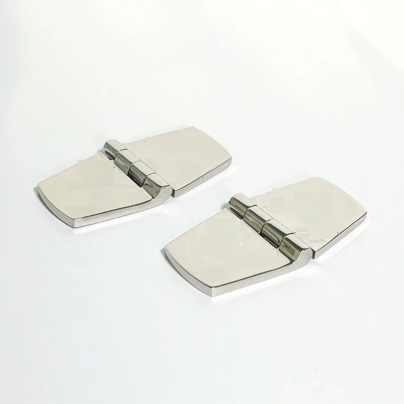 76*38 Non-Porous Welding Hinge 4mm Thick Welding Stainless Steel Hinge Engineering Self-Door Closing Detachable
